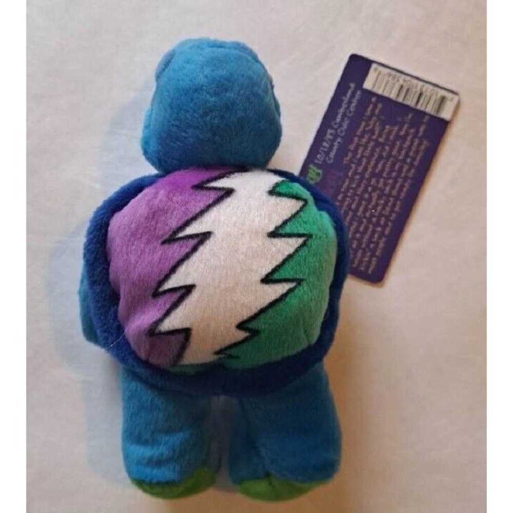 Lazy Lightning Grateful Dead Turtle Beanie Limited Edition Plush Doll Blue NWT - Picture 4 of 5
